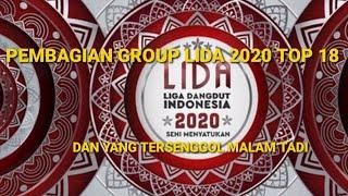 Pembagian Group Lida 2020 top 18 besar