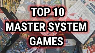 TOP 10 MASTER SYSTEM GAMES / VR to Zanoni_Revived