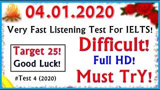 IELTS LISTENING PRACTICE TEST 2020 WITH ANSWERS | 04.01.2020
