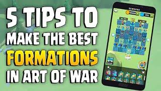 5 TIPS TO MAKE THE BEST FORMATION | Art of War: Legions