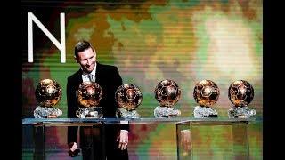 Lionel Messi Declaring Himself The GOAT ►Winning 6th & Showcasing ALL SIX ballon d'Or