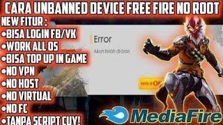 CARA UNBANNED DEVICE FREE FIRE NO ROOT - SUPPORT ALL OS,BISA TOP UP IN GAME 100%