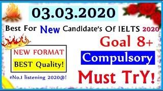IELTS LISTENING PRACTICE TEST 2020 WITH ANSWERS | 03.03.2020