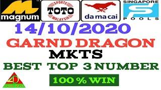 14/10/2020  MKTS  fully  NUMBER_ LUCKY NUMBER _ BEST TOP 3 NUMBER _ MALAYSIA _ SINGAPORE _ LOTTERY