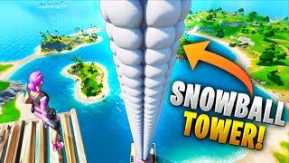 CRAZY Snowball TOWER TRICK!! - Fortnite Funny and Daily Best Moments Ep. 1480