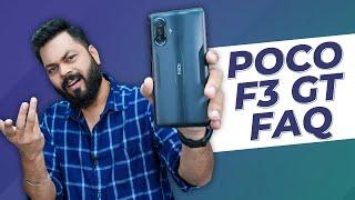 POCO F3 GT 5G Detailed FAQ ⚡ POCO F3 GT vs OnePlus Nord 2, Maglev Triggers, 5G Bands, OTA  & More