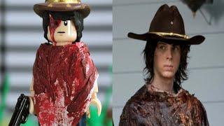 LEGO Walking Dead Minifigures vs TV Show! Custom Figures