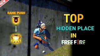 HIDDEN PLACE IN FREE FIRE ! TOP HIDE PLACE IN BERMUDA MAP ! #Short #shorts - Garena Free Fire