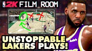 2K Film Room: Ultimate LAKERS Money Plays Breakdown! | NBA 2K20 "Best Playbook" Tutorial