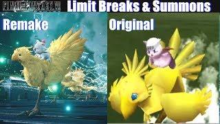 Final Fantasy VII Remake Summons & Limit Breaks - FF7 Remake vs Original Update