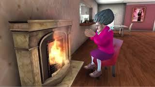 SCARY TEACHER 3D - BEST FIREPLACE PRANK | PRANK VIDEO (ANDROID/IOS) GAMEPLAY #PRANK #FIREPLACEPRANK