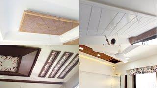 Latest false ceiling design for living room and bedroom !! new top wood & gypsum fall ceiling design