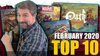 Top 10 Hottest Board Games: February 2020