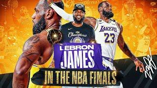 The BEST Of LeBron's 10 NBA Finals Appearances 