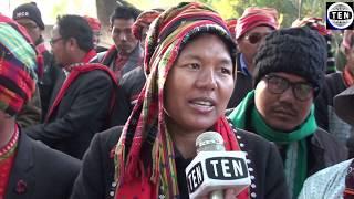 People from Tripura stage protest in New Delhi : "Respect Instrument of Accession" #AntiCAA