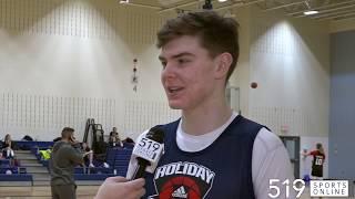 Young basketball players hit the court for the 10th annual Holiday Skills Camp