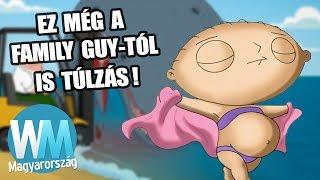 Top 10 Family Guy pillanat, ami kiakasztotta a rajongókat