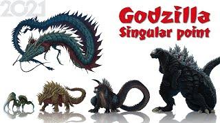 GODZILLA SINGULAR POINT 2021 - ALL KAIJUS ROAR & SIZE COMPARISON | Godzilla Newest Anime