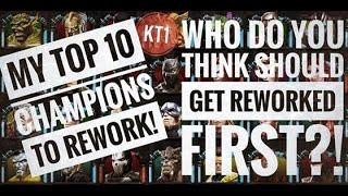 Who Should Get Reworked First?! Here Is My Top 10! Marvel Contest Of Champions!