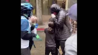 Young Girl Pepper Sprayed in George Floyd Seattle Protests