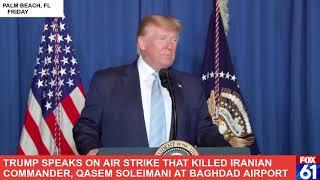 Trump speaks about airstrike that killed Soleimani