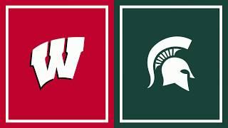 First Half Highlights: Michigan State at Wisconsin | B1G Basketball