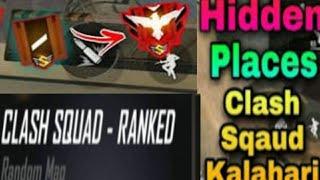 KALAHARI //TOP 10 HIDDEN PLACE IN CLASH SQUAD// PART - 01 // DEXTRO GAMERS // #GARENA FREE FIRE 