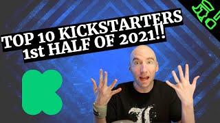 Top 10 Gamefound/Kickstarter Board Games From The 1st Half of 2021! Plus Trends Analysis!