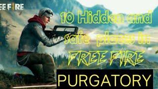 TOP 10 HIDING PLACE IN PURGATORY MAP||RANK PUSH || BEST PLACES