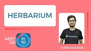 Herbarium | NEET Biology | NEET UG in 10