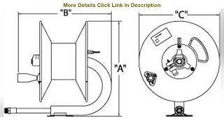 Top 10 Reelcraft CT6050LN Light Industrial Hand Crank Hose Reel, 50' Air/Water Hose Not Included