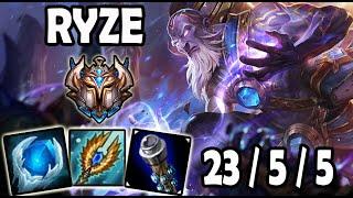 Ryze vs Irelia TOP Rank #10 Challenger NA (9.23)