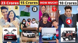 New List Of Top 10 Indian Vloggers Cars Collection, Income & Net Worth - Sourav Joshi Vlogs, Mythpat