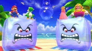 Mario Party The Top 100 Minigames - Mario vs Yoshi vs Peach vs Wario (Master CPU)