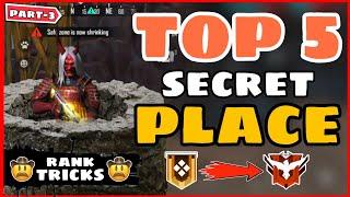 Top 5 Secret Place Free Fire || Part-3 Free Fire -4G Gamers