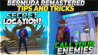 TOP 15 SECRET HIDDEN PLACES & TIPS AND TRICKS IN BERMUDA REMASTERED 2.0 IN FREE FIRE