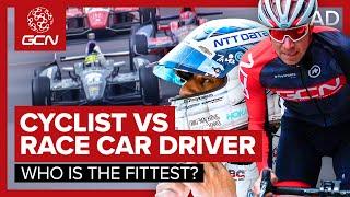 Cyclist Vs Race Car Driver | Who Is The Fittest? Jeremy takes on Tony Kanaan.