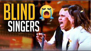 Top 10 BEST Blind Singers Auditions Will Make You CRY!