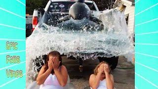Funny Videos | When Playing With Artificial Waterfall With Friends | Videos De Risa 2020