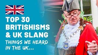 Top 30 UK Slang & Britishisms | Things We Heard British People Say | Americans React to UK Slang