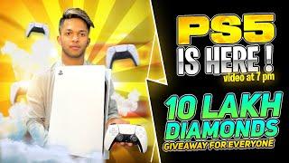 PS5 Video Soon 10 Lakh Diamonds Giveaway For Everone Garena Free Fire Live