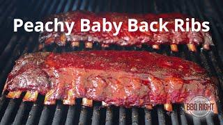 Peachy Baby Back Ribs