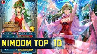 Enemy phase units!? Dont engage them!   |  Nimdom Top 10 PT.2 【Fire Emblem Heroes】