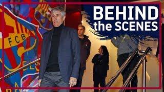 EXCLUSIVE | The unseen moments of Quique Setién's unveiling as Barça manager