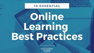 10 Essential Online Learning Best Practices