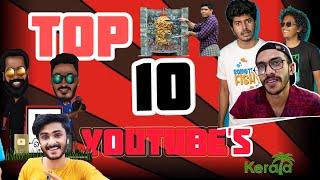 1 lack per month TOP 10 YOUTUBES OF KERALA 