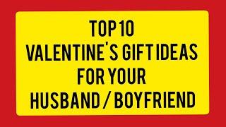 Top 10 valentine's gift ideas for boyfriend / Husband  || valentine's gift ideas