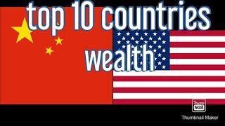 Top 10 wealth countries| world 10 wealth country| wealth countries| 10 countries