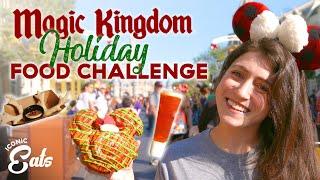 Ultimate Holiday Magic Kingdom Food Challenge: Trying All Of The Disney Treats