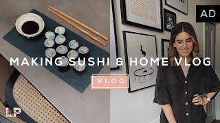 MAKING SUSHI & HOME DAY VLOG | Lily Pebbles